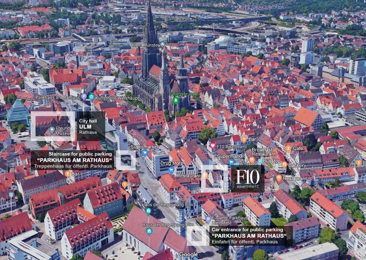 F10 Apartments Ulm Exteriör bild